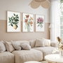Wallity Huhu278 Cuadro Decorativo Enmarcado de 3 Piezas 50 x 35 cm
